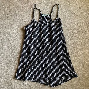 Maurices white and black tank top